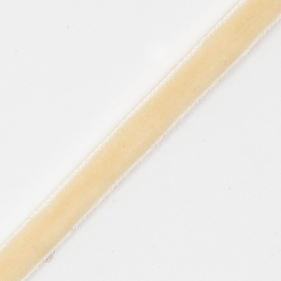 Ivory Double Face Velvet Ribbon - 1/8"