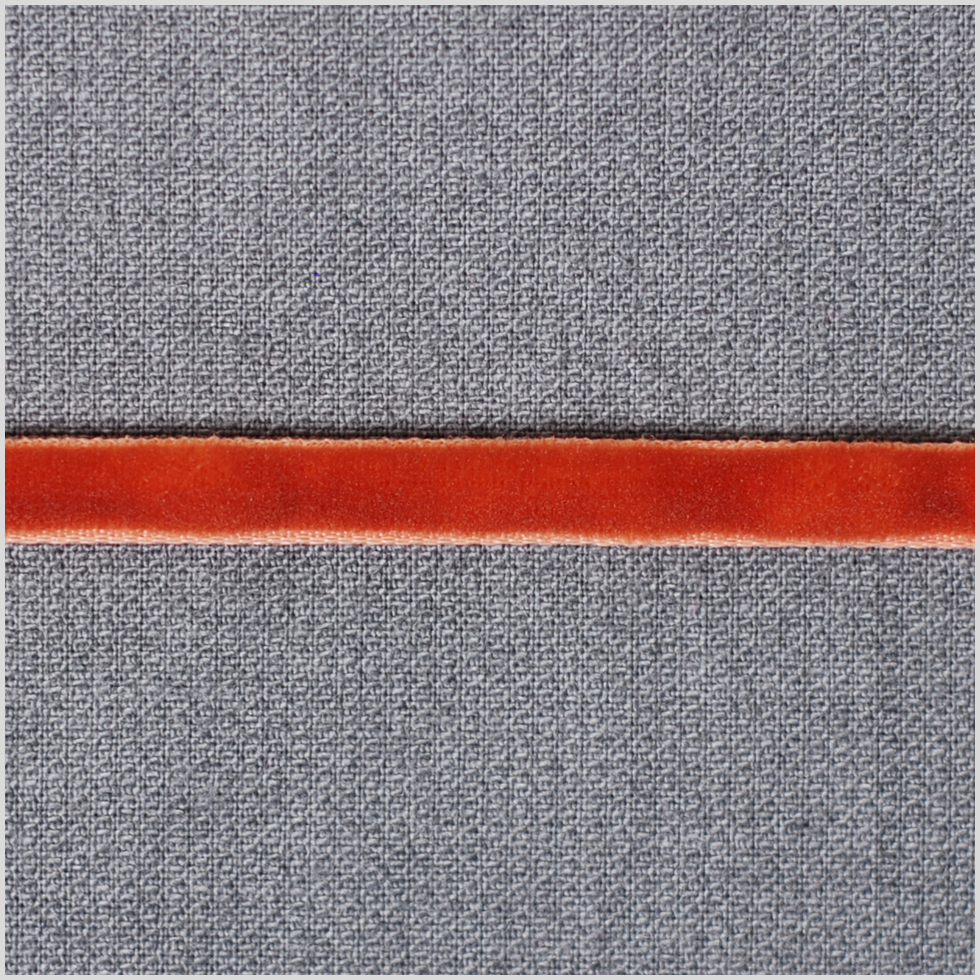 Rust Double Face Velvet Ribbon – 1/8″ Rust Double Face Velvet Ribbon – 1/8″