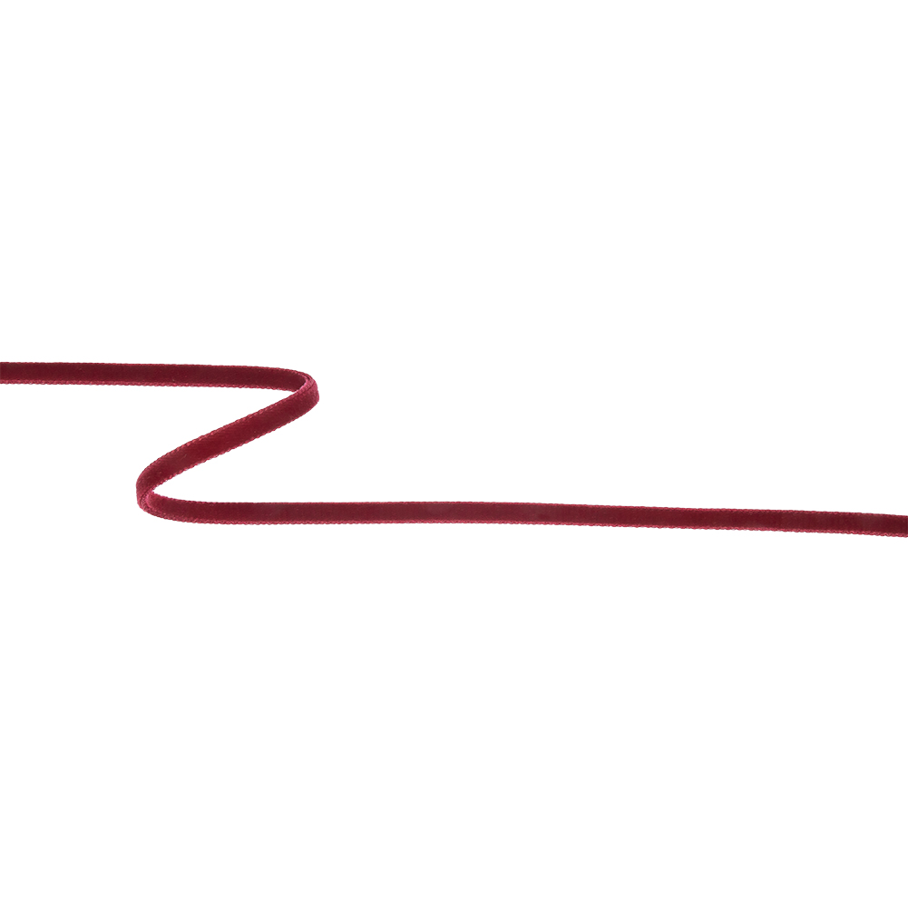 Burgundy Double Face Velvet Ribbon – 1/8″ Burgundy Double Face Velvet Ribbon – 1/8″