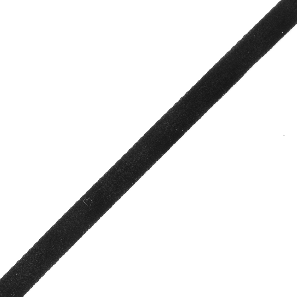 Black Double Face Velvet Ribbon - 1/8"