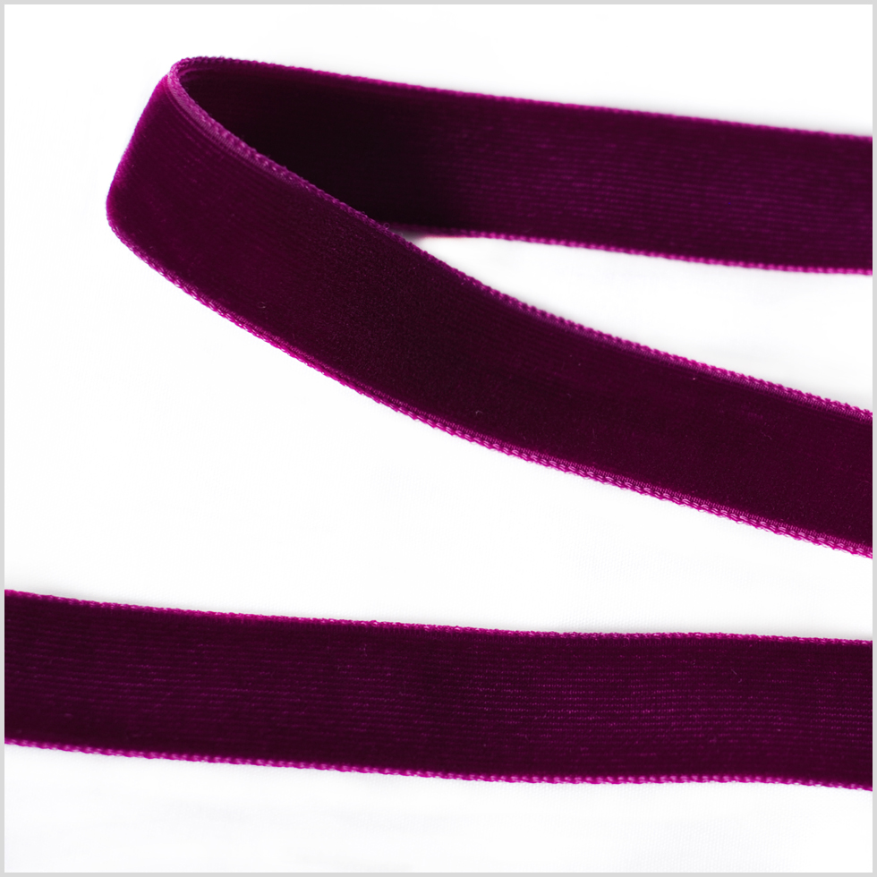 Plum Double Face Velvet Ribbon – 5/8″ Plum Double Face Velvet Ribbon – 5/8″