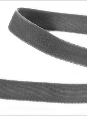 Gray Double Face Velvet Ribbon – 5/8″ Gray Double Face Velvet Ribbon – 5/8″