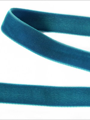 Turquoise Double Face Velvet Ribbon – 5/8″ Turquoise Double Face Velvet Ribbon – 5/8″