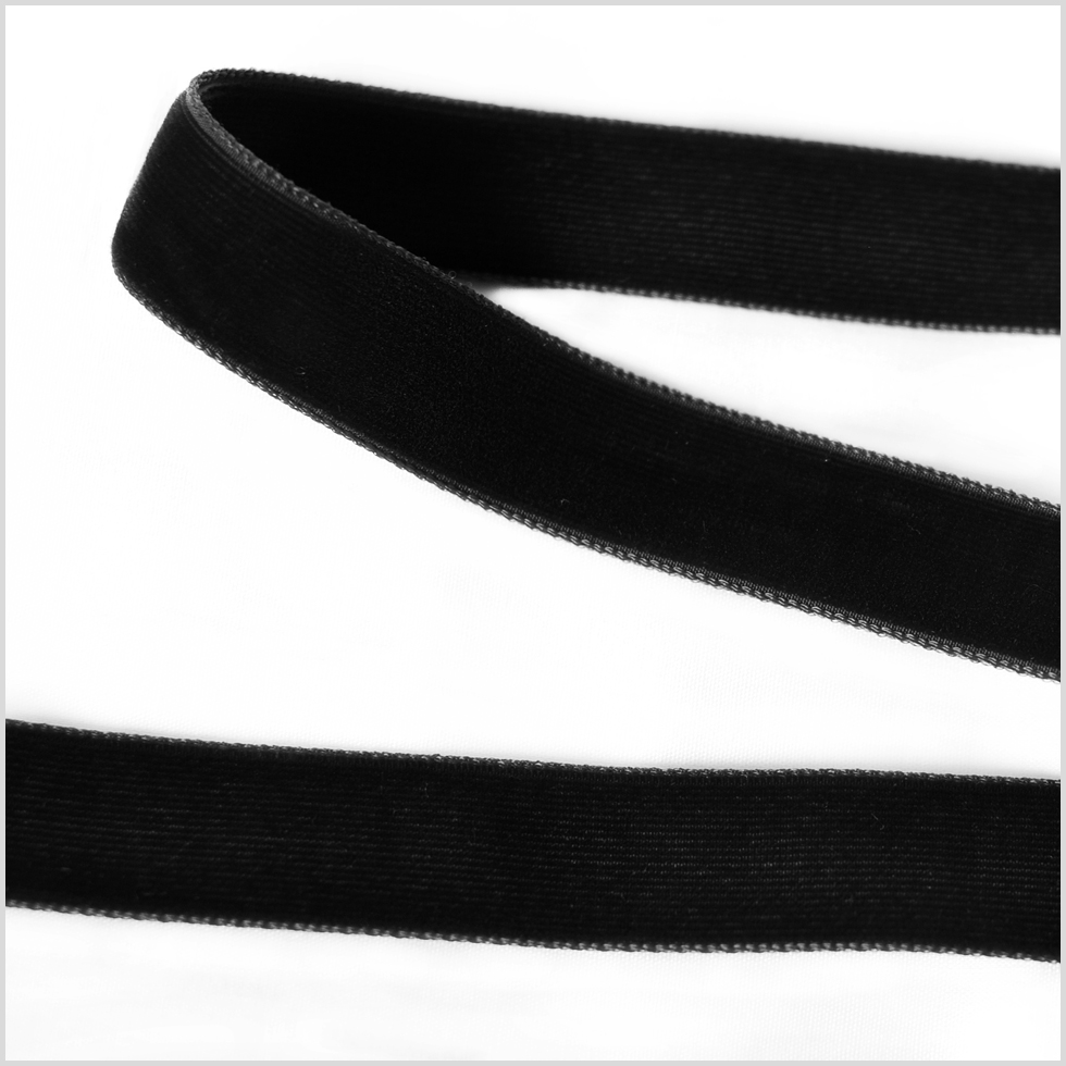 Black Double Face Velvet Ribbon – 5/8″ Black Double Face Velvet Ribbon – 5/8″