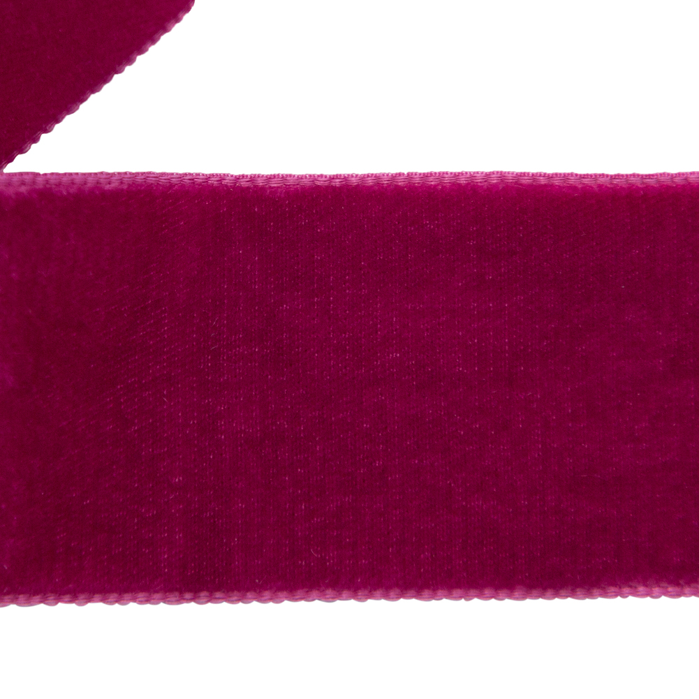 Hot Pink Double Face Velvet Ribbon - 1.5"