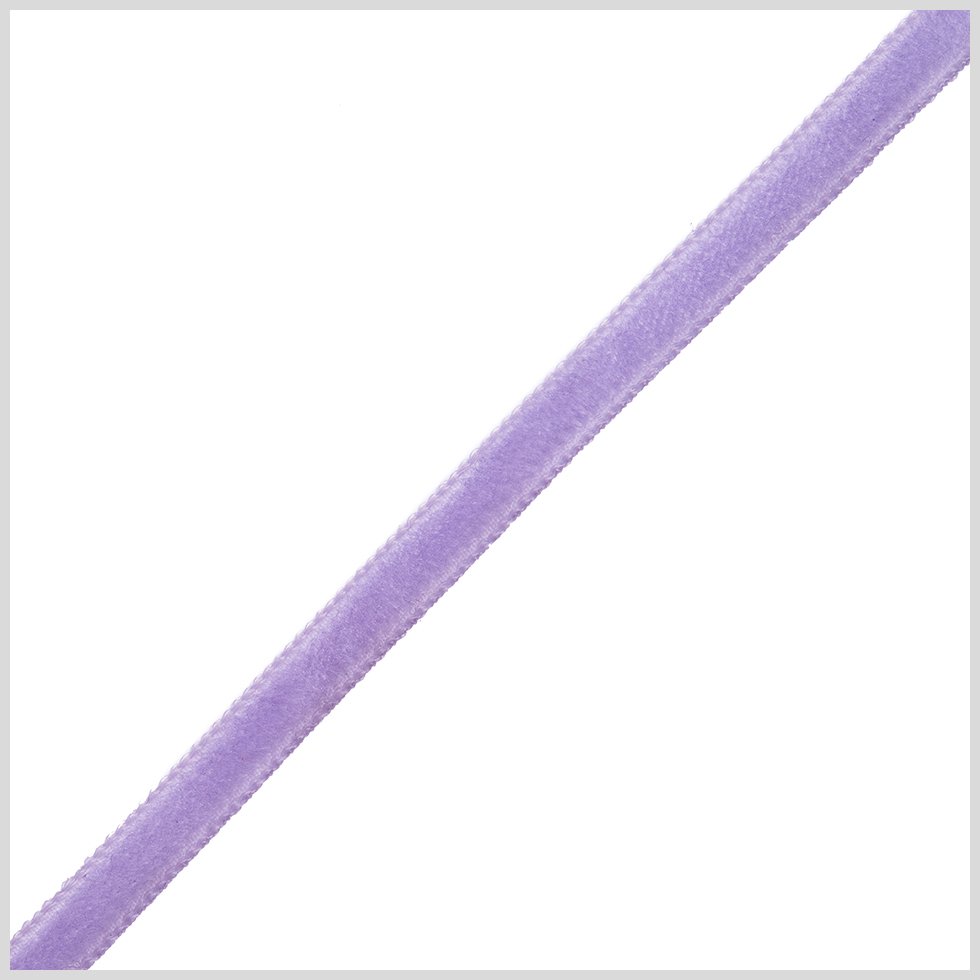 Italian Light Lilac Single Face Velvet Ribbon – 5mm Italian Light Lilac Single Face Velvet Ribbon – 5mm