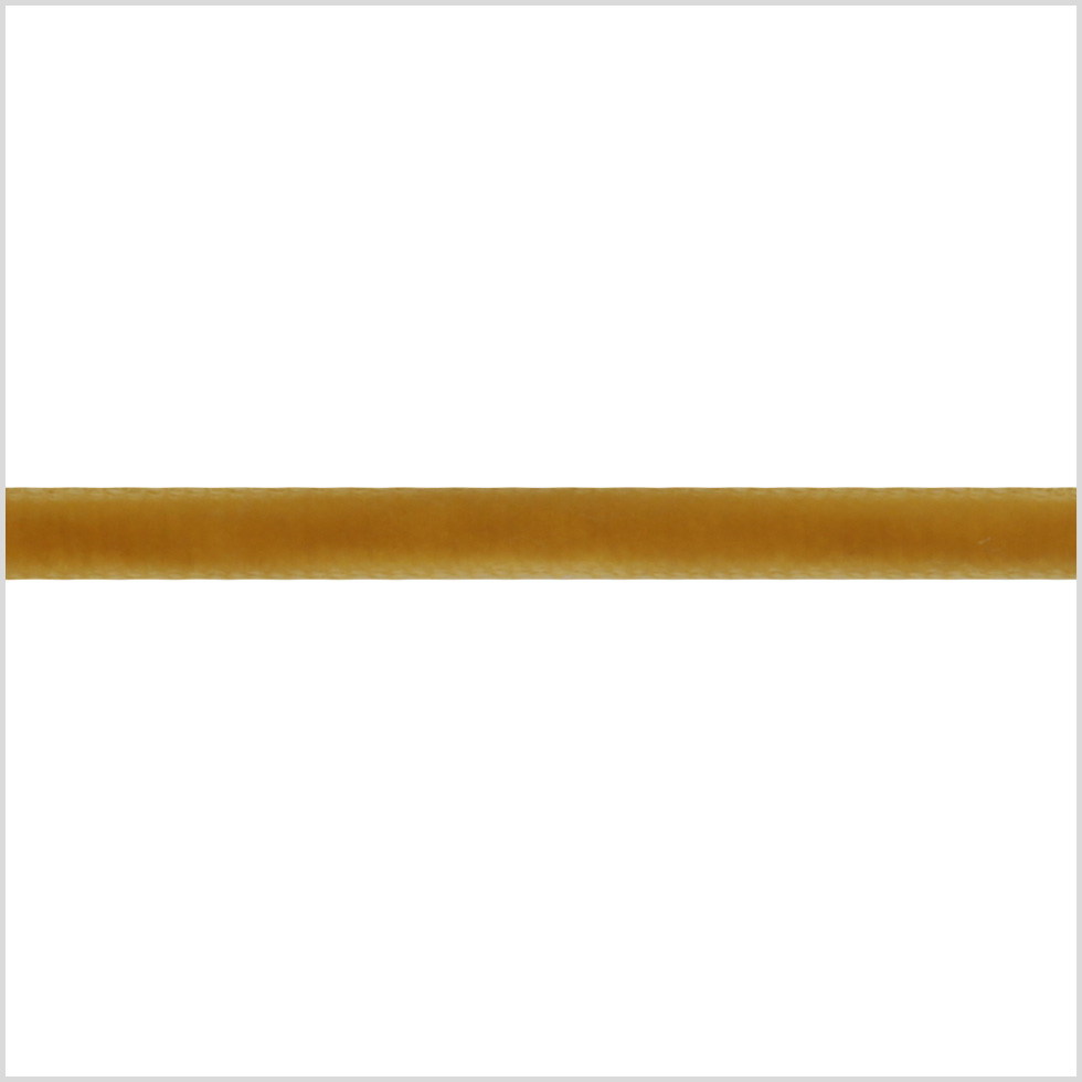 Italian Old Gold Single Face Velvet Ribbon – 5mm Italian Old Gold Single Face Velvet Ribbon – 5mm