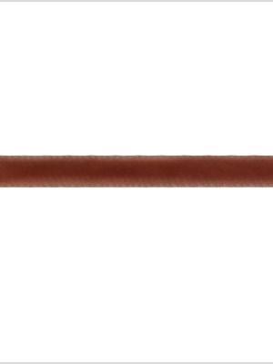 Italian Dark Tan Single Face Velvet Ribbon – 5mm Italian Dark Tan Single Face Velvet Ribbon – 5mm