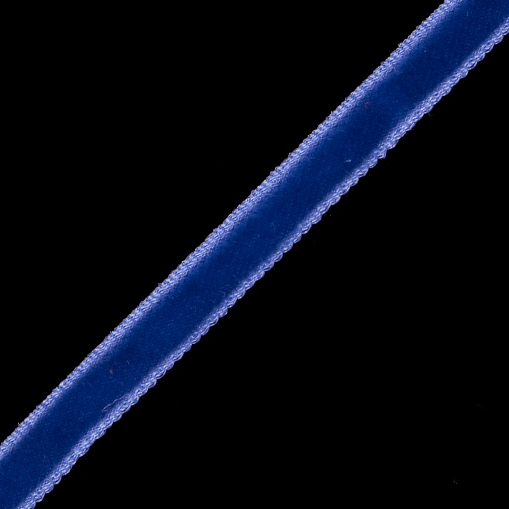Italian Periwinkle Single Face Velvet Ribbon - 5mm