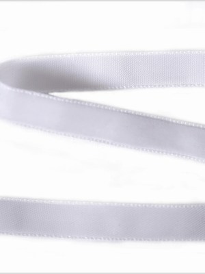 White Single Face Velvet Ribbon – 0.375″ White Single Face Velvet Ribbon – 0.375″