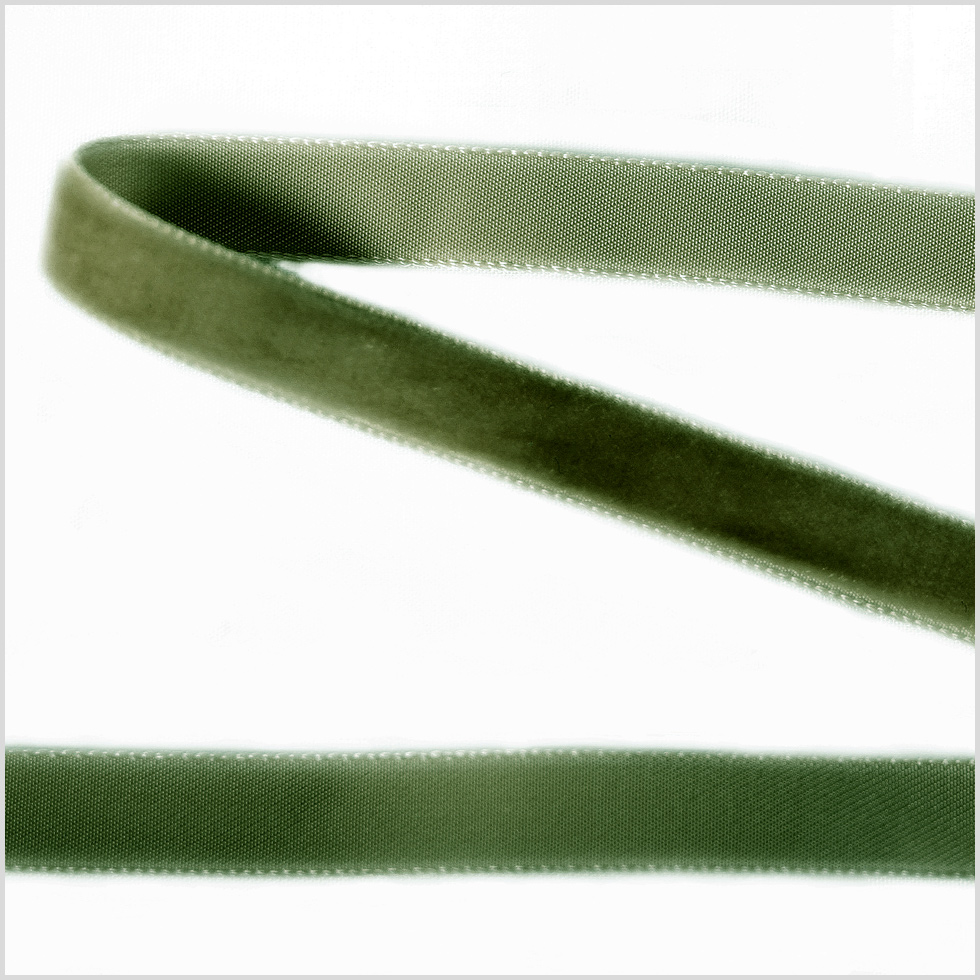 Hunter Single Face Velvet Ribbon – 0.375″ Hunter Single Face Velvet Ribbon – 0.375″