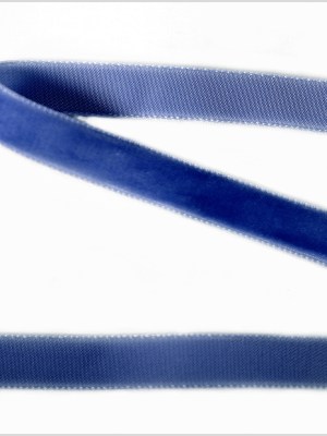 Periwinkle Single Face Velvet Ribbon – 0.375″ Periwinkle Single Face Velvet Ribbon – 0.375″