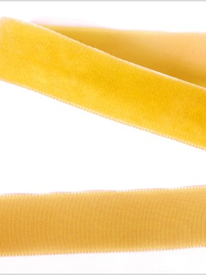 Yellow Single Face Velvet Ribbon – 0.875″ Yellow Single Face Velvet Ribbon – 0.875″