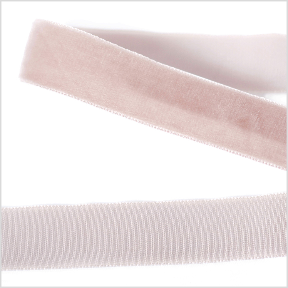 White Single Face Velvet Ribbon – 7/8″ White Single Face Velvet Ribbon – 7/8″