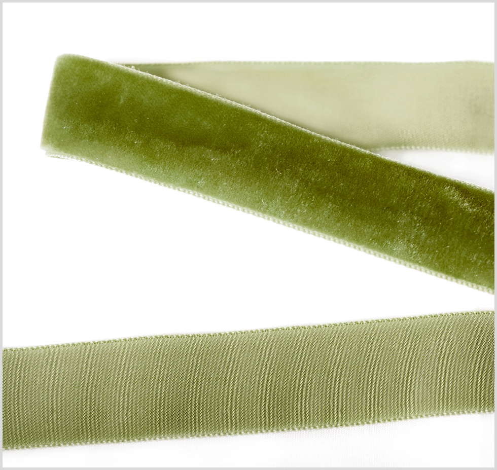Willow Single Face Velvet Ribbon – 7/8″ Willow Single Face Velvet Ribbon – 7/8″