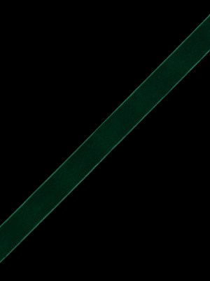 Dark Green Single Face Velvet Ribbon – 0.875″ Dark Green Single Face Velvet Ribbon – 0.875″