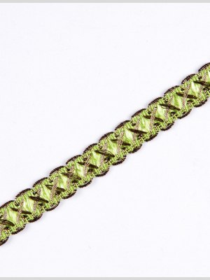 5/8″ Lime/Gold Metallic Braid 5/8″ Lime/Gold Metallic Braid