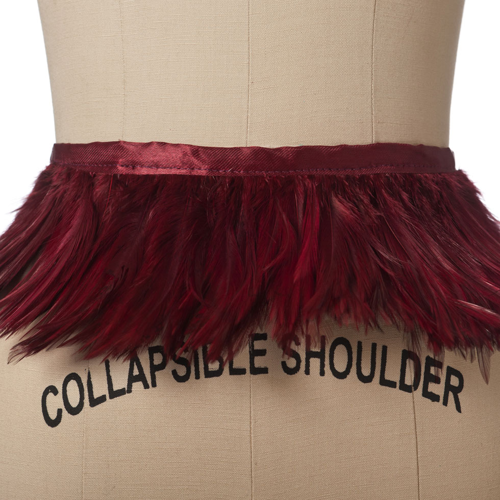 Wine Feather Fringe Wine Feather Fringe