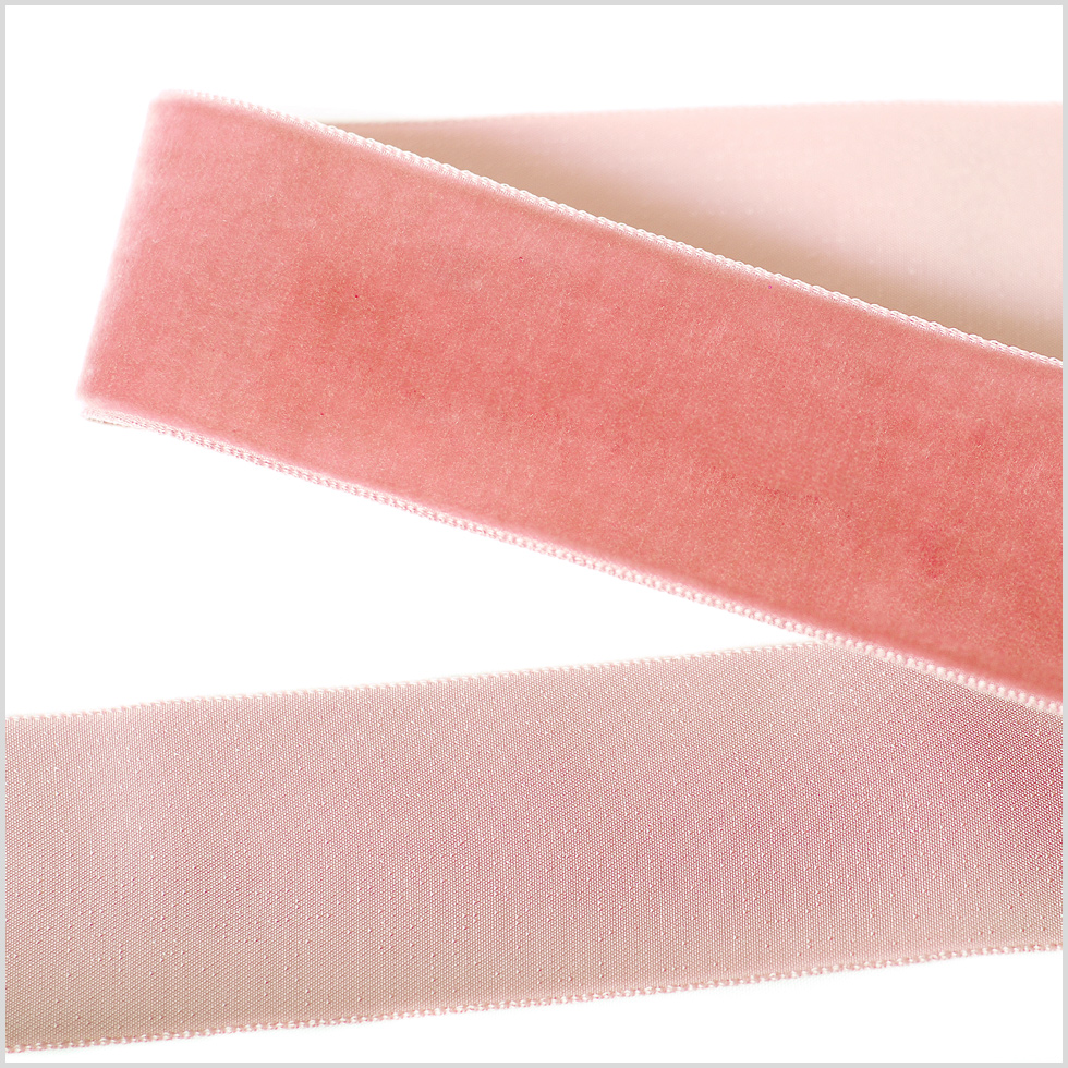 Coral Single Face Velvet Ribbon – 1.5″ Coral Single Face Velvet Ribbon – 1.5″