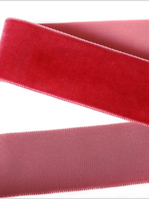 Old Rose Single Face Velvet Ribbon – 1.5″ Old Rose Single Face Velvet Ribbon – 1.5″