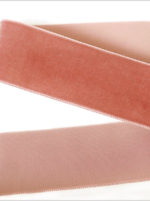 Dusty Pink Single Face Velvet Ribbon – 1.5″ Dusty Pink Single Face Velvet Ribbon – 1.5″