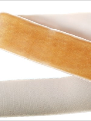 Ivory Single Face Velvet Ribbon – 1.5″ Ivory Single Face Velvet Ribbon – 1.5″