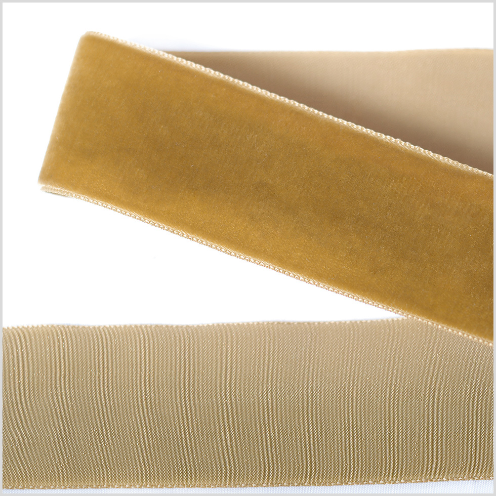 Olive Single Face Velvet Ribbon – 1.5″ Olive Single Face Velvet Ribbon – 1.5″