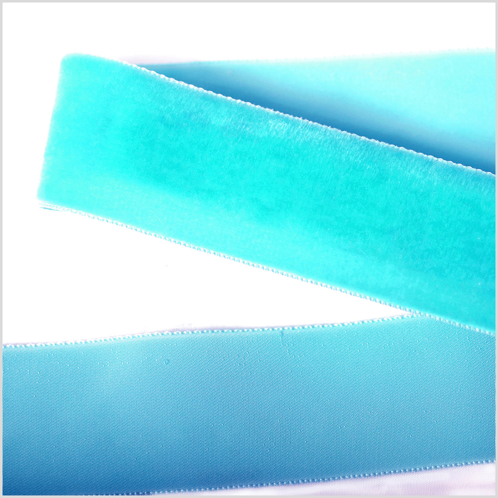 Teal Single Face Velvet Ribbon – 1.5″ Teal Single Face Velvet Ribbon – 1.5″