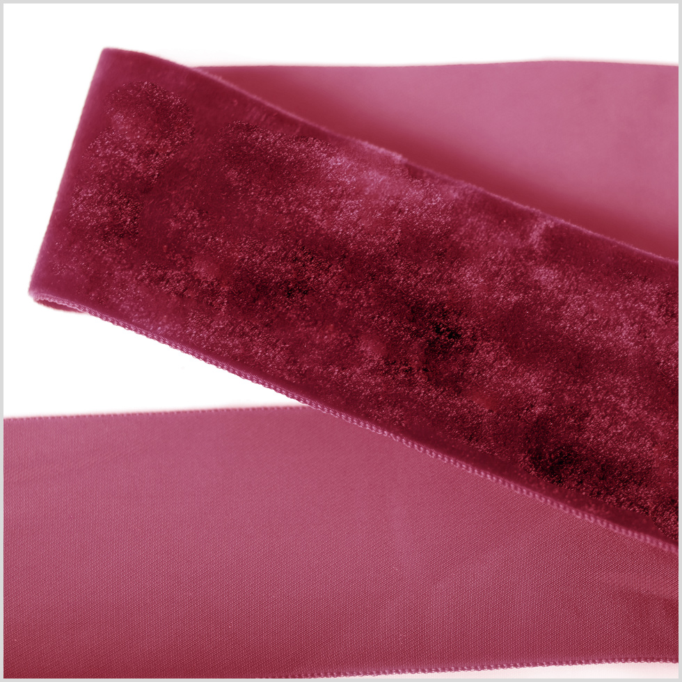 Old Rose Single Face Velvet Ribbon – 2″ Old Rose Single Face Velvet Ribbon – 2″
