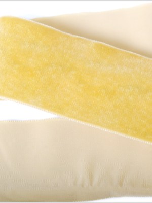 Yellow Single Face Velvet Ribbon – 2″ Yellow Single Face Velvet Ribbon – 2″