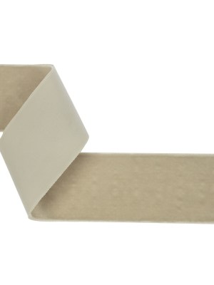 Silver Single Face Velvet Ribbon – 2″ Silver Single Face Velvet Ribbon – 2″