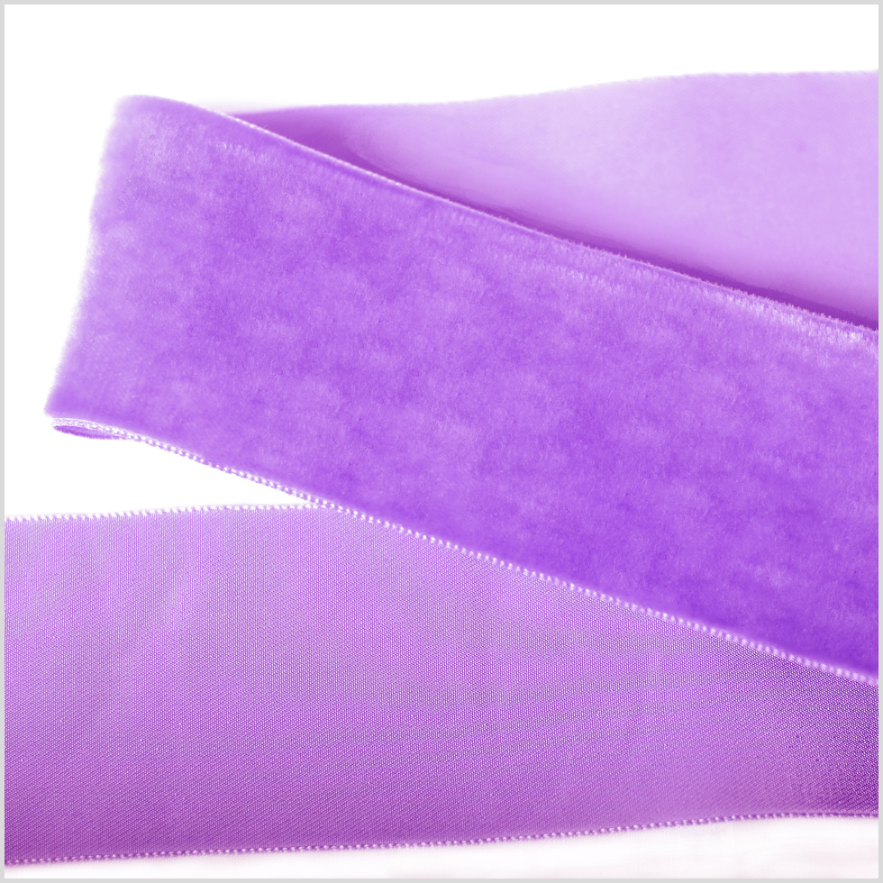 Purple Single Face Velvet Ribbon – 2″ Purple Single Face Velvet Ribbon – 2″