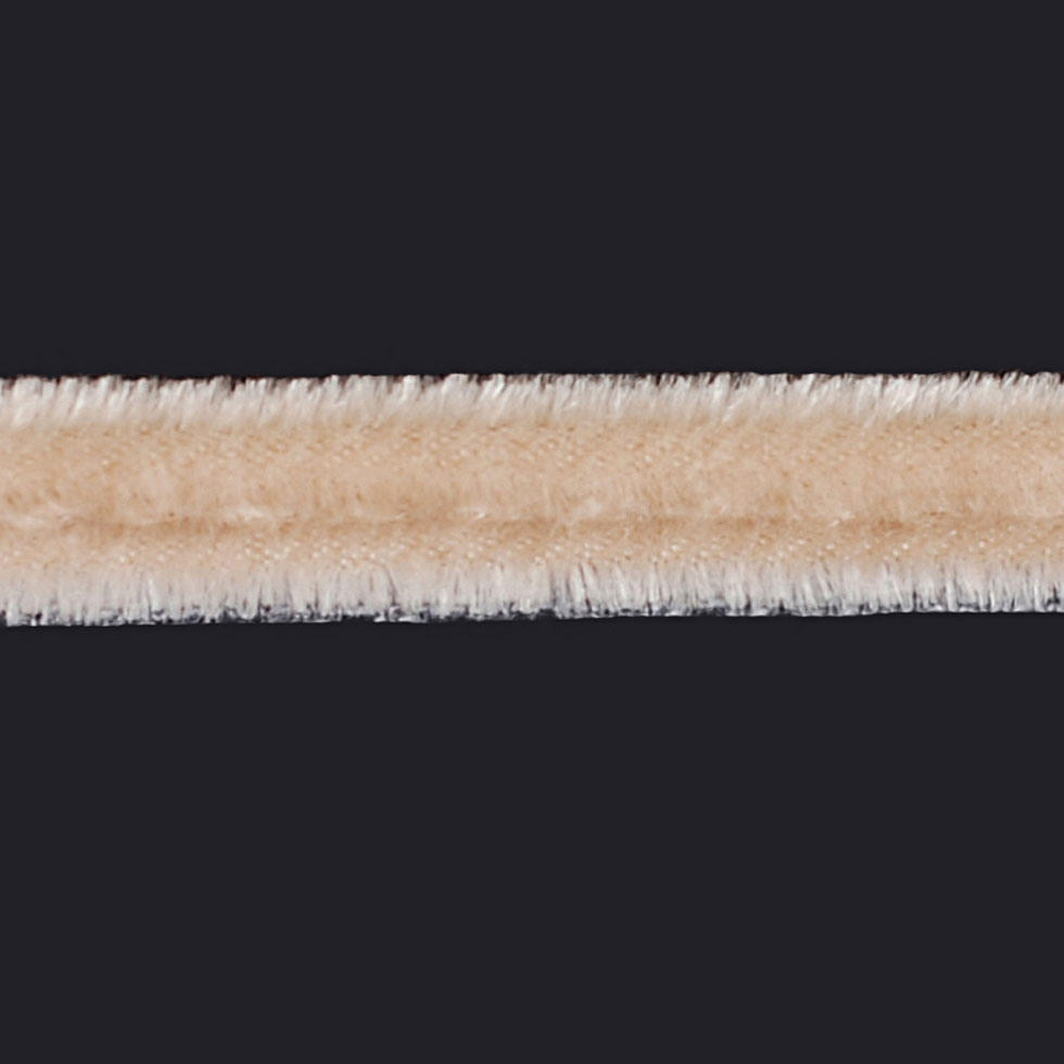 Beige Velvet Cord - 1/8"