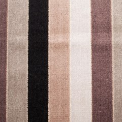 Brown/Beige Striped Polyester Blended Velvet Brown/Beige Striped Polyester Blended Velvet