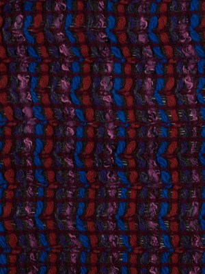 Famous Designer Rifle Green, Rose and Blue Novelty Acrylic and Wool Woven Famous Designer Rifle Green, Rose and Blue Novelty Acrylic and Wool Woven