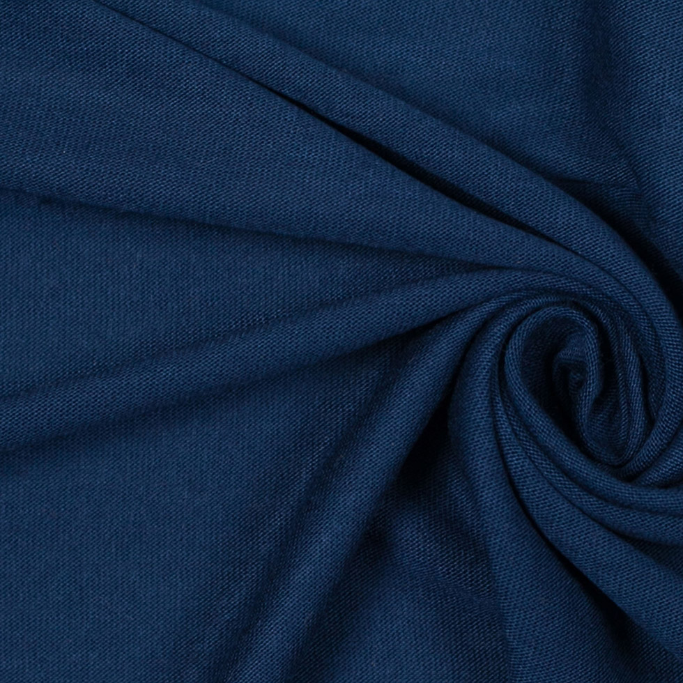 Moroccan Blue Viscose Jersey Moroccan Blue Viscose Jersey