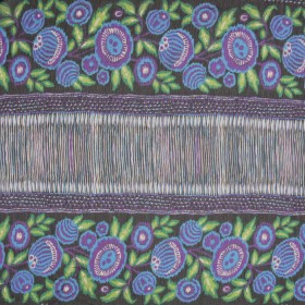 Famous Designer Silk Chiffon Floral Panel Print Famous Designer Silk Chiffon Floral Panel Print