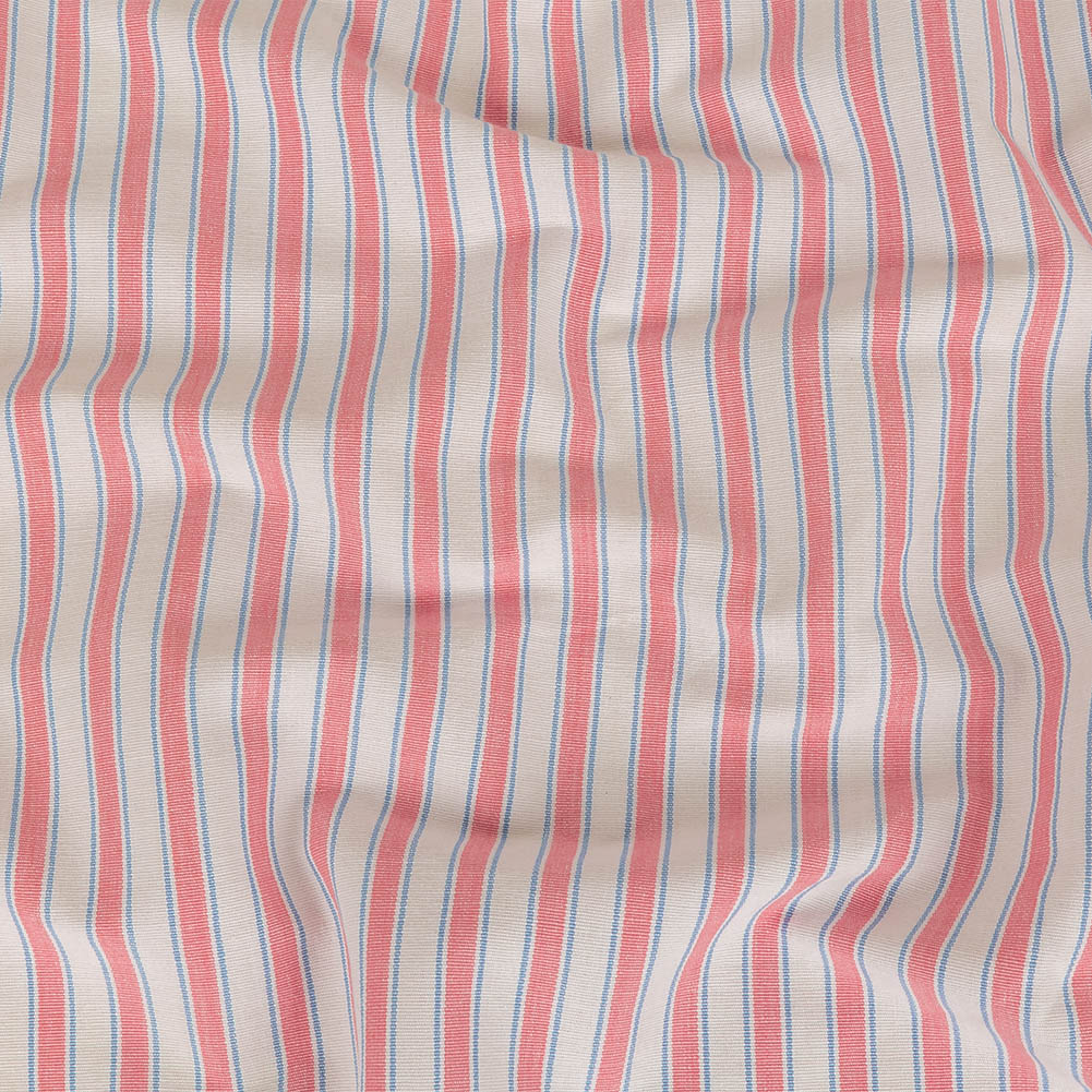 Cotton Candy Pink, Blue and White Striped Handwoven Cotton Cotton Candy Pink, Blue and White Striped Handwoven Cotton