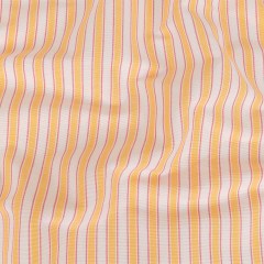 Citrus Yellow, Rose and White Striped Handwoven Cotton Citrus Yellow, Rose and White Striped Handwoven Cotton
