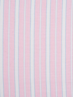 Baby Pink, Blue and White Striped Handwoven Cotton Baby Pink, Blue and White Striped Handwoven Cotton
