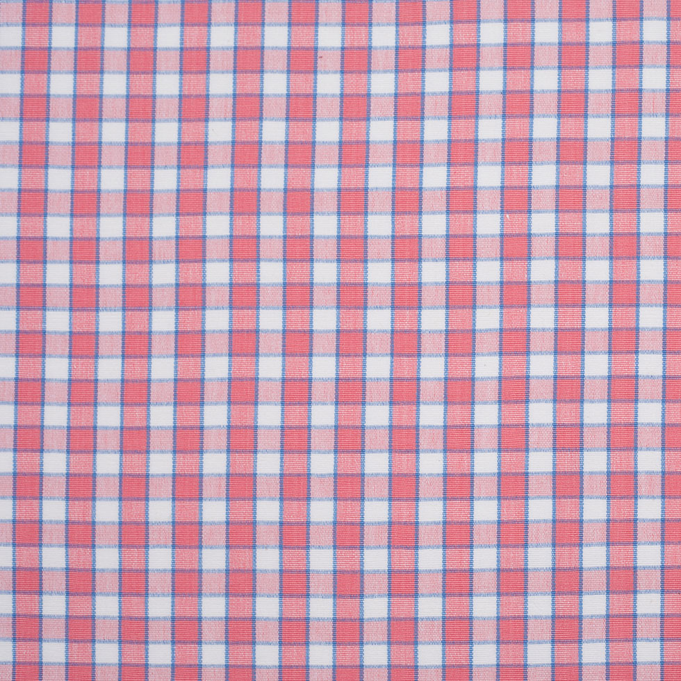 Cotton Candy Pink and Blue Checked Handwoven Cotton Cotton Candy Pink and Blue Checked Handwoven Cotton