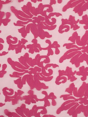 Hot Pink Polyester Lace Hot Pink Polyester Lace