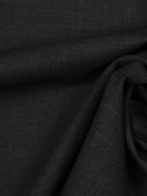 Italian Dark Gray Wool-Spandex Suiting Italian Dark Gray Wool-Spandex Suiting