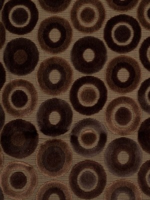 Brown Geometric Velvet Brown Geometric Velvet