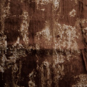 Metallic Brown/Gold Abstract Velvet Metallic Brown/Gold Abstract Velvet