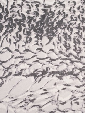 Black/Silver Animalistic Polyester Chiffon Panel Black/Silver Animalistic Polyester Chiffon Panel