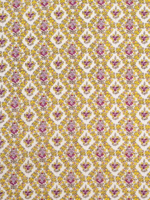 Cotton Voile – Yellow and Pink Floral Cotton Voile – Yellow and Pink Floral