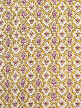 Cotton Voile – Yellow and Pink Floral Cotton Voile – Yellow and Pink Floral