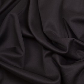 Sleek Black Polyester Ponte Knit Sleek Black Polyester Ponte Knit