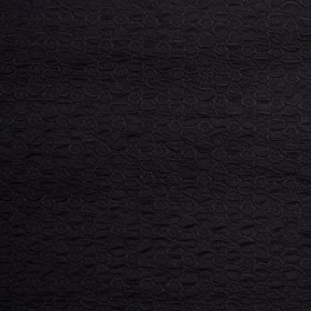 Black Stretch Viscose-Nylon Novelty Knit Black Stretch Viscose-Nylon Novelty Knit